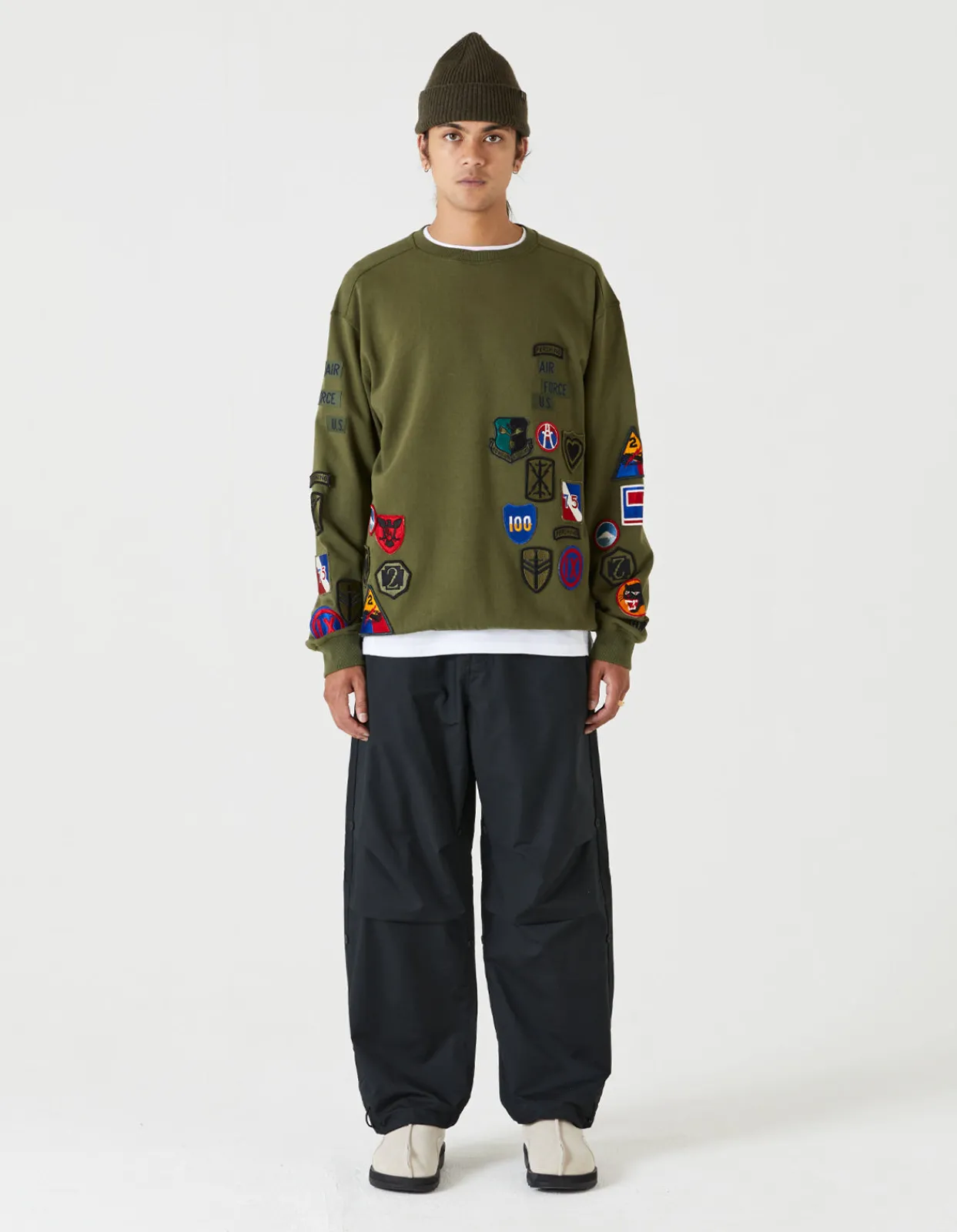 Men Maharishi 4040 Mahapatchco. Upcycled Crew