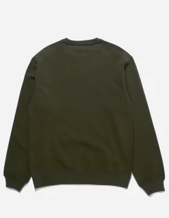 Men Maharishi 7011 Miltype Embroidered Crew Sweat·Organic Cotton