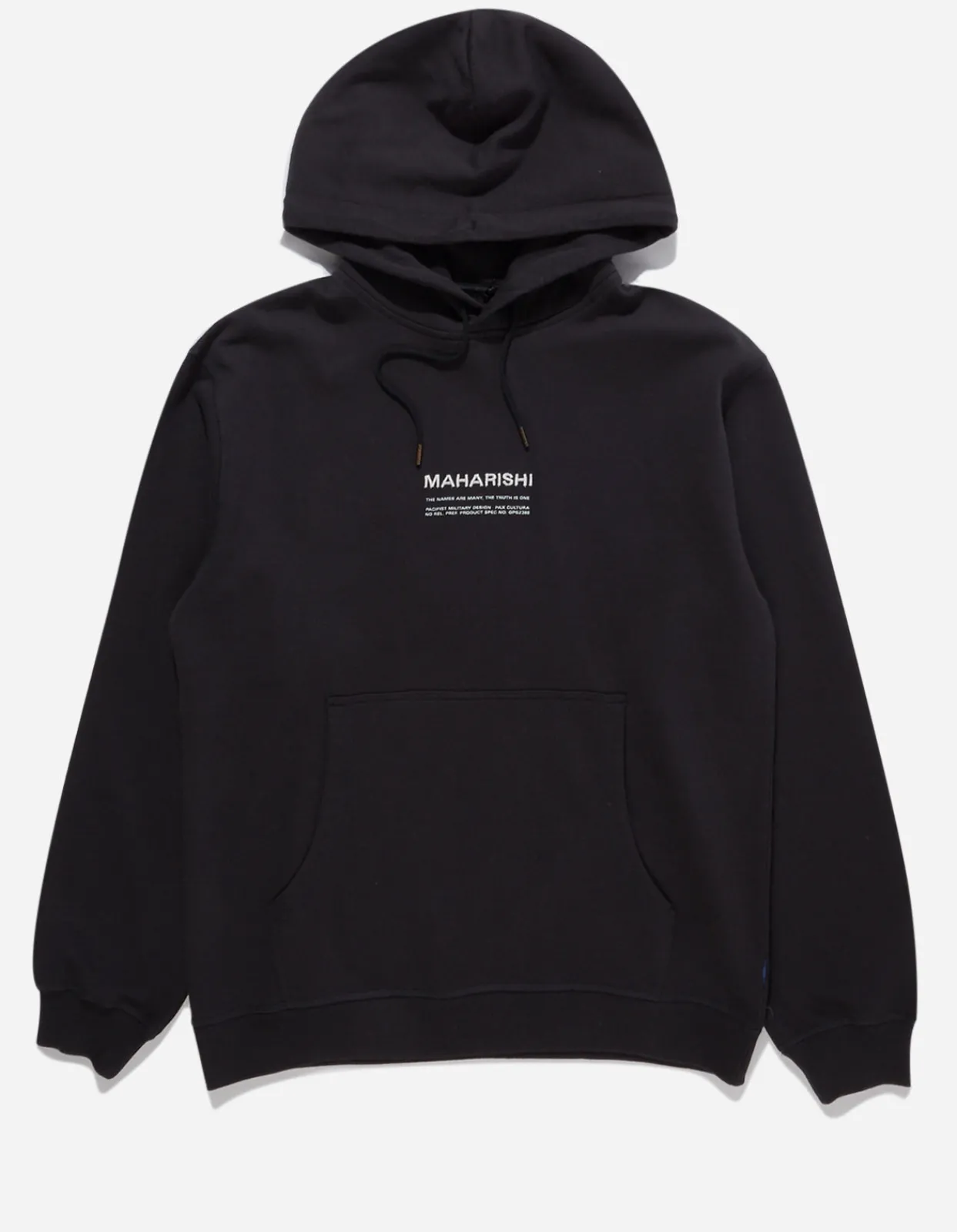 Men Maharishi 7010 Miltype Embroidered Hooded Sweat·Organic Sweat 450