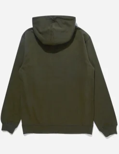 Men Maharishi 7010 Miltype Embroidered Hooded Sweat·Organic Sweat 450