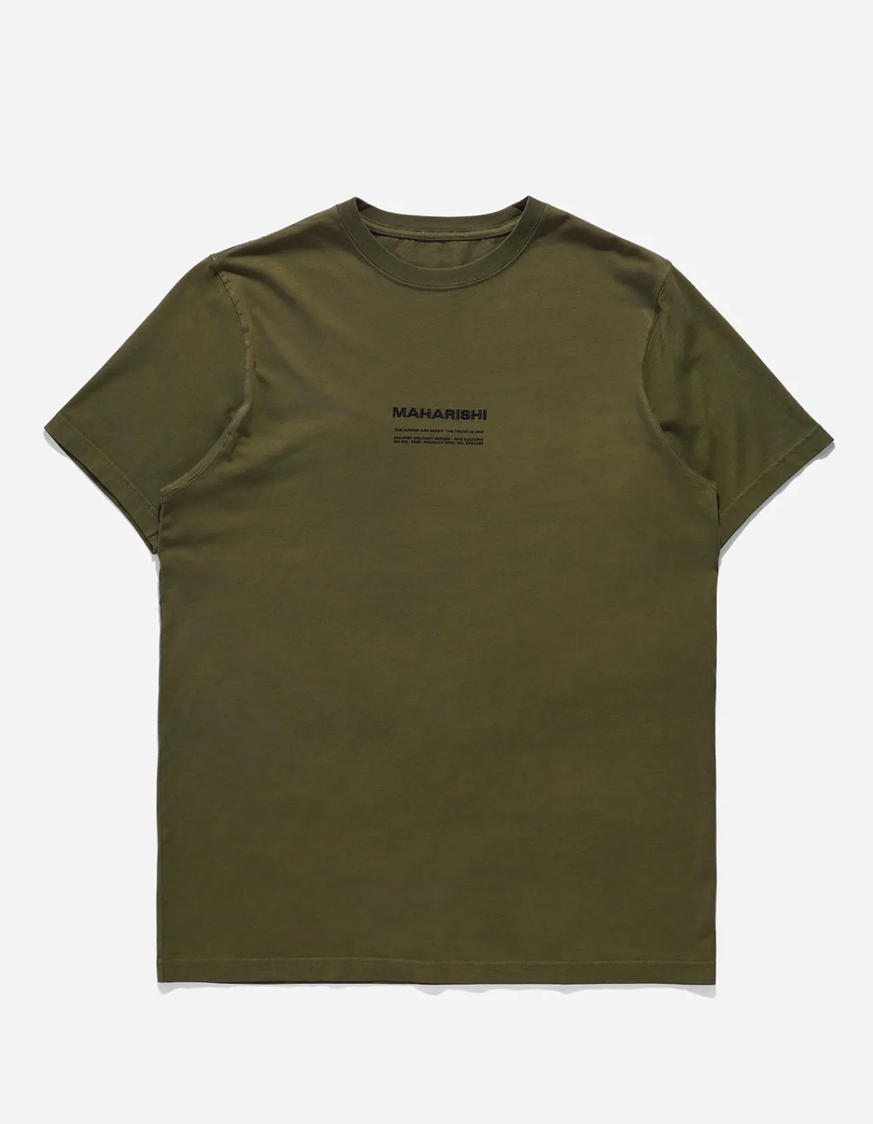 Men Maharishi 9912 Miltype Embroidered T-Shirt