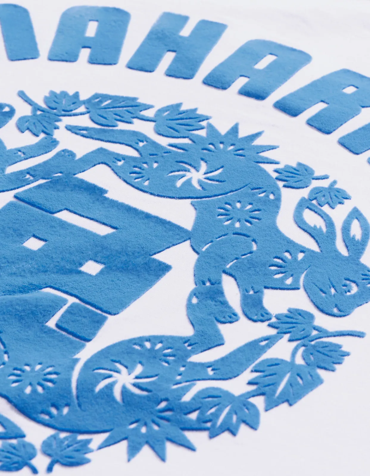 Men Maharishi 1004 Paper-Cut Rabbit T-Shirt