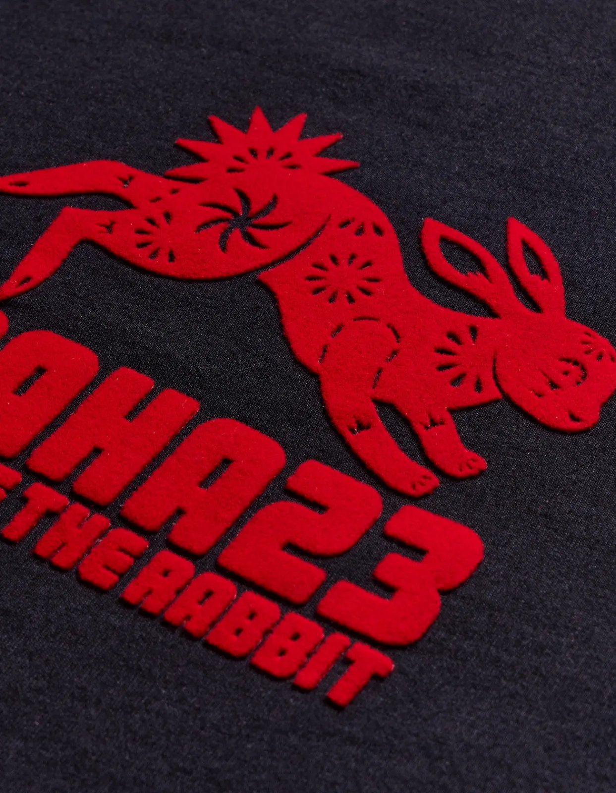 Men Maharishi 1004 Paper-Cut Rabbit T-Shirt