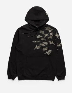 Men Maharishi 4506 Peace Cranes Hooded Sweat