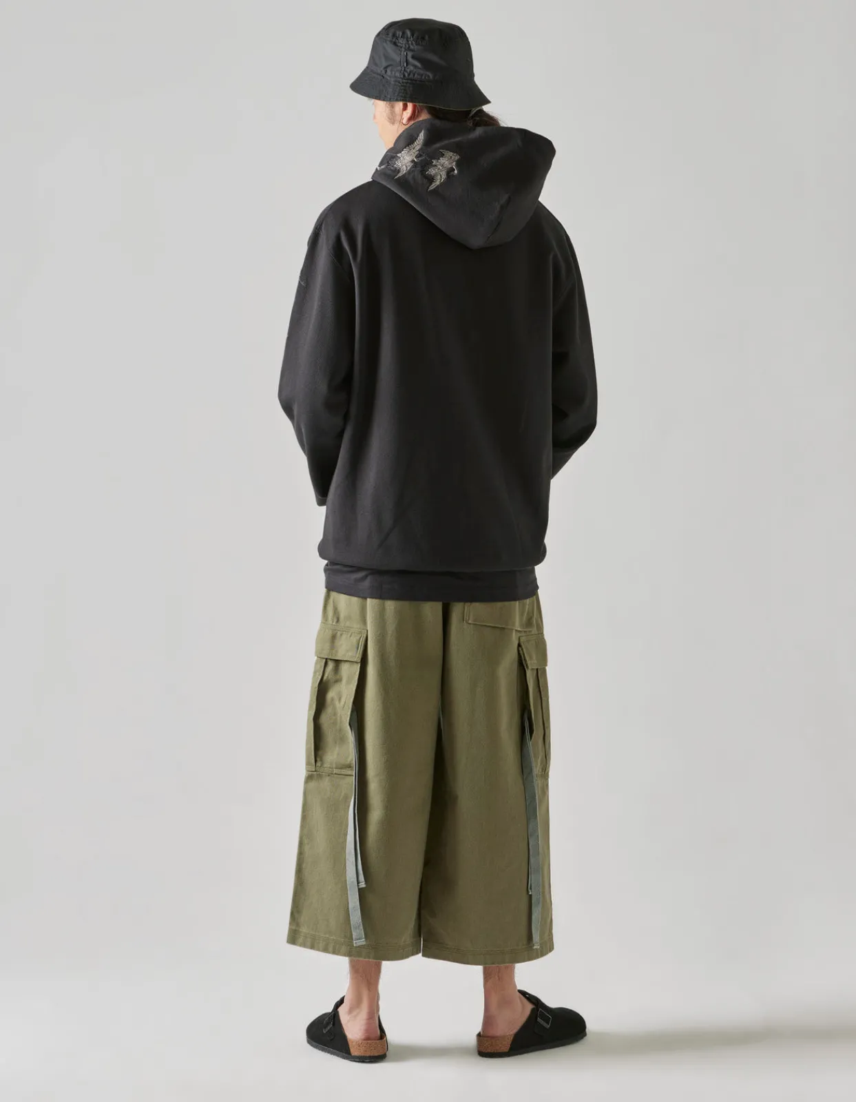 Men Maharishi 4506 Peace Cranes Hooded Sweat