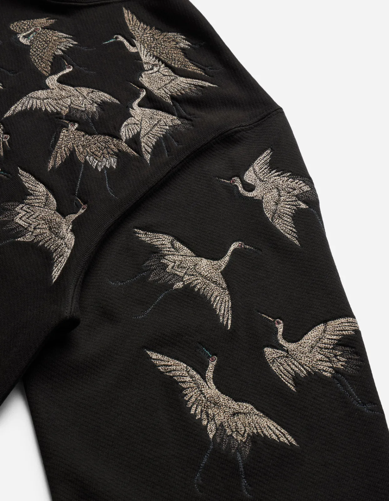Men Maharishi 4506 Peace Cranes Hooded Sweat