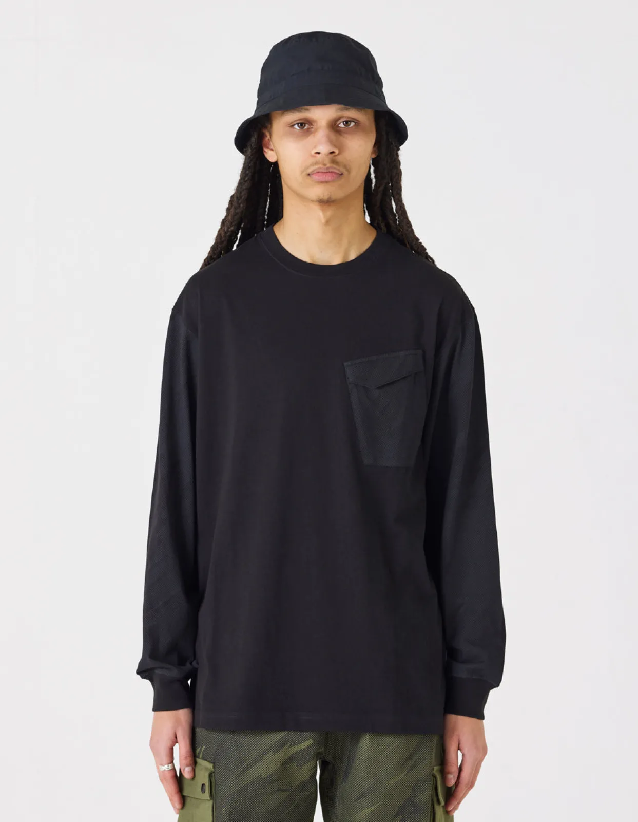 Men Maharishi 4132 Pointillist Camo L/S T-Shirt