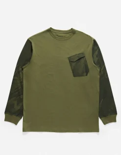 Men Maharishi 4132 Pointillist Camo L/S T-Shirt
