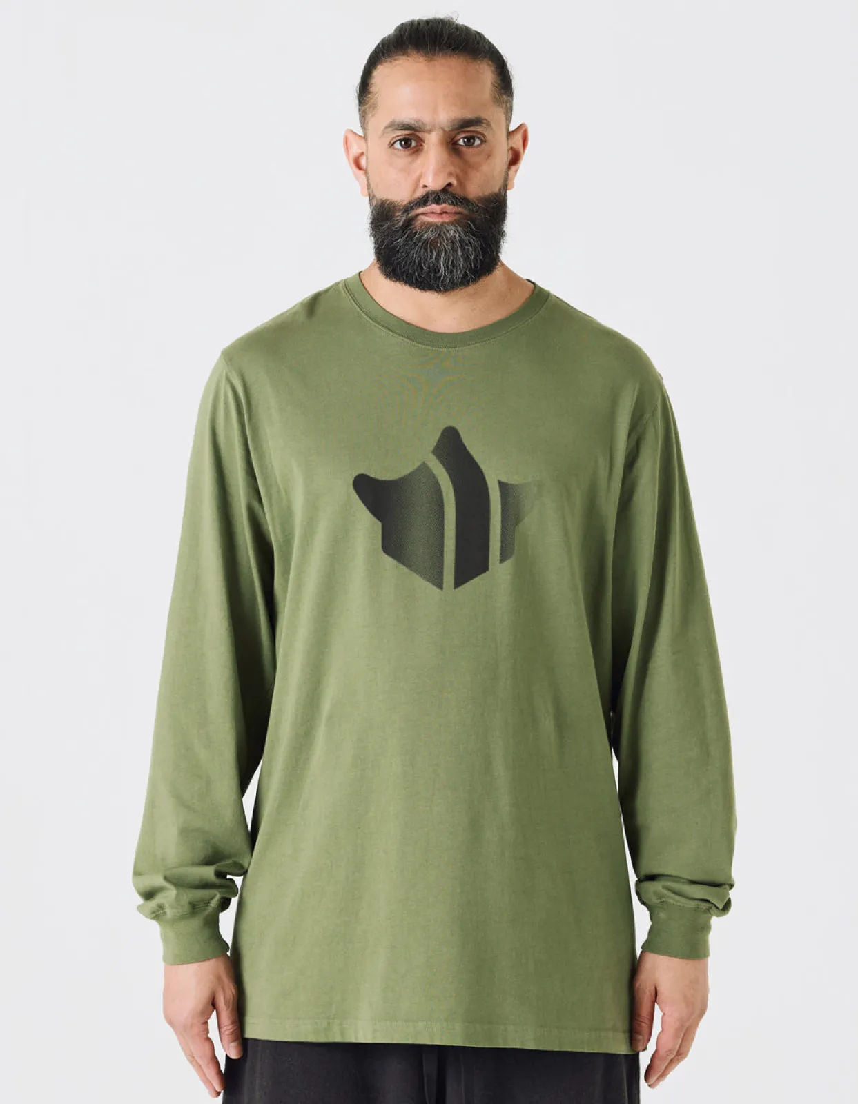Men Maharishi 9921 Pointillist Temple L/S T-Shirt