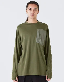 Men Maharishi 4252 Polartec Dry® Travel L/S T-Shirt