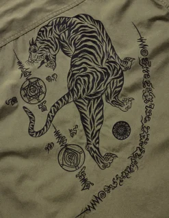 Men Maharishi 4279 Sak Yant Embroidered Jungle Overshirt