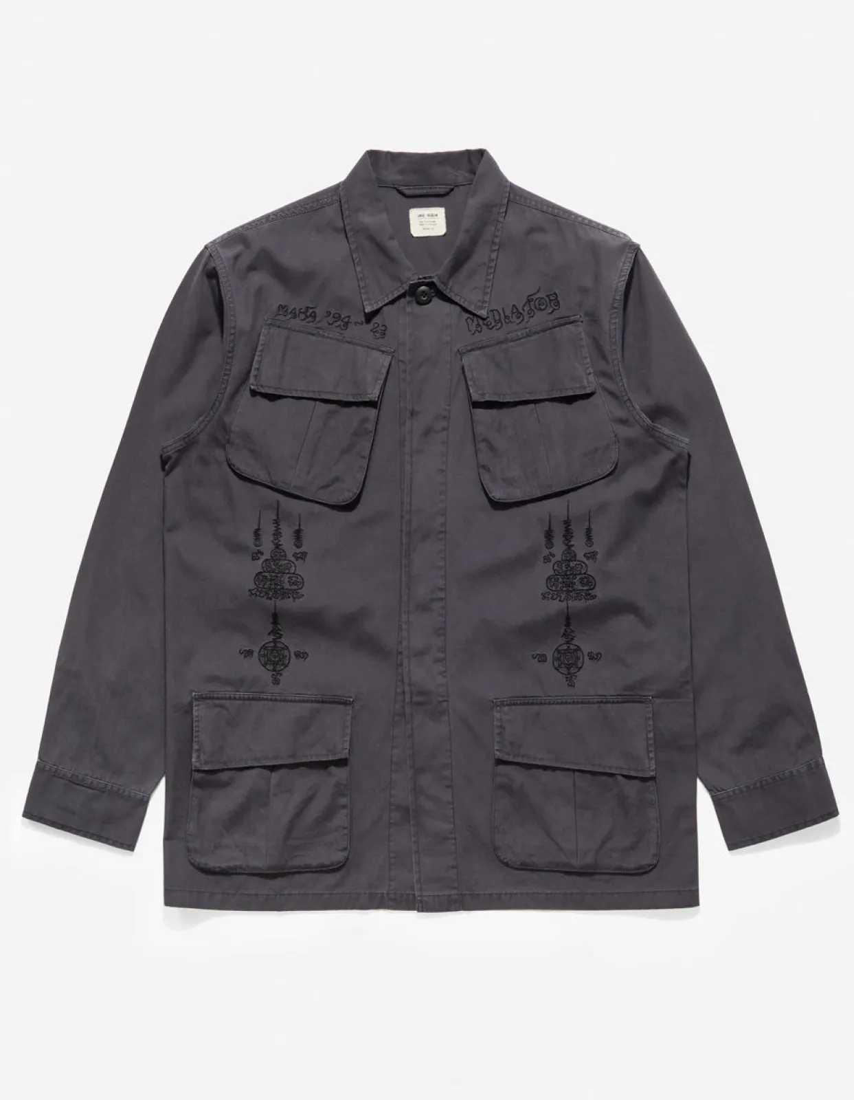 Men Maharishi 4279 Sak Yant Embroidered Jungle Overshirt