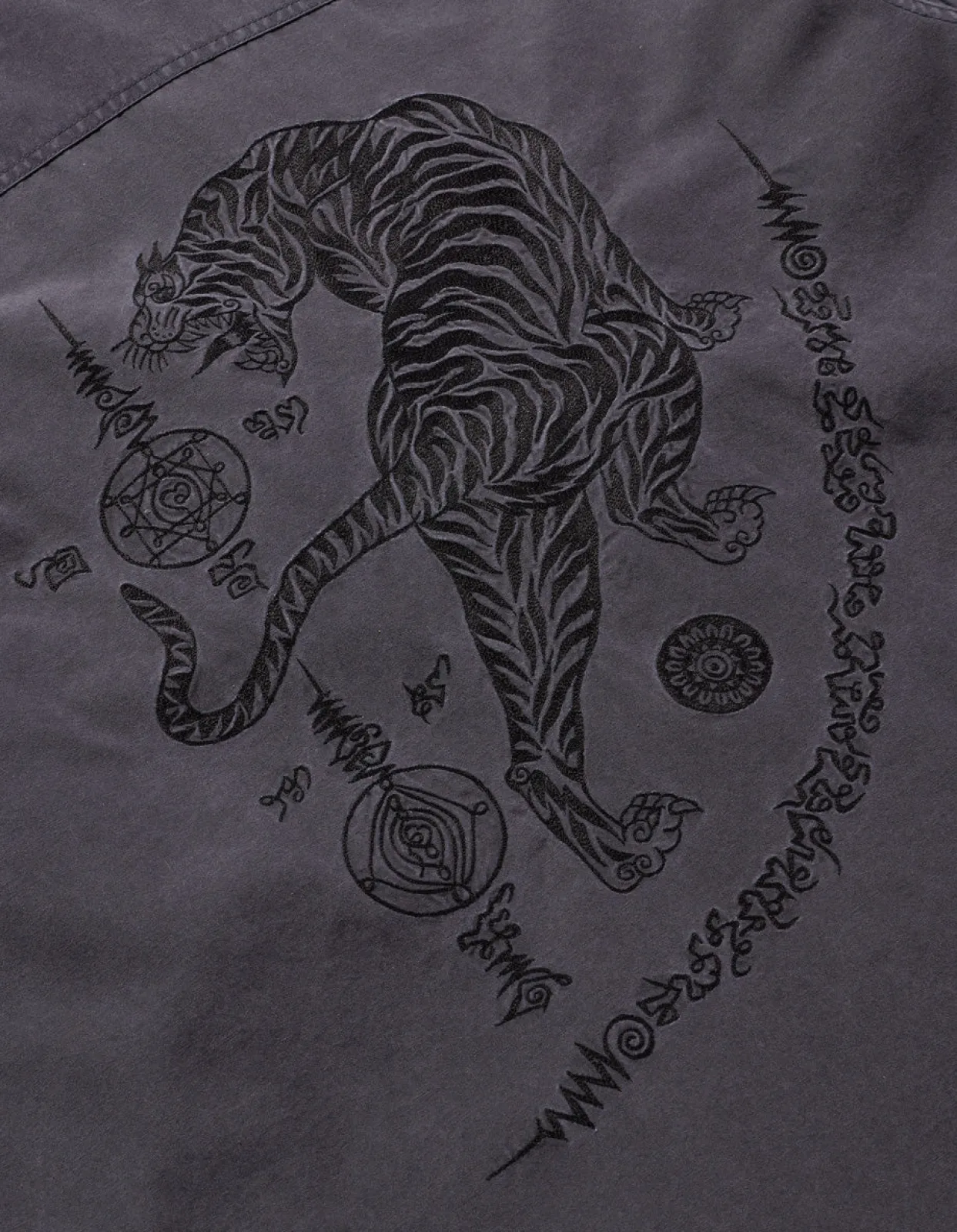 Men Maharishi 4279 Sak Yant Embroidered Jungle Overshirt