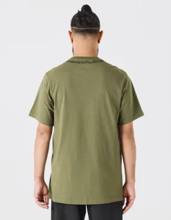 Men Maharishi 4285 Sak Yant Embroidered Organic T-Shirt