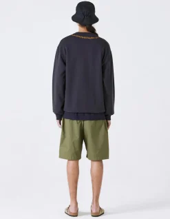 Men Maharishi 4281 Sak Yant Embroidered Organic Crew Sweat