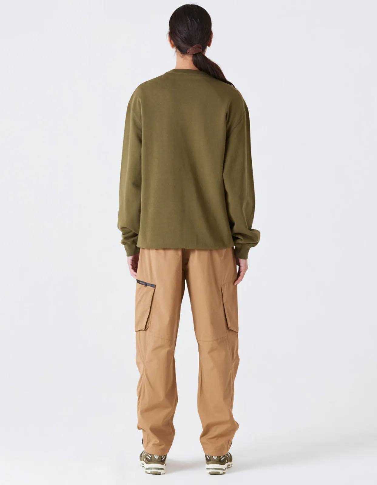 Men Maharishi 4242 Samurai Vs. Dragon Embroidered Crew Sweat