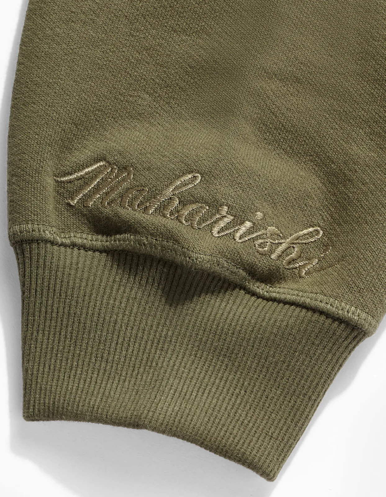 Men Maharishi 4242 Samurai Vs. Dragon Embroidered Crew Sweat