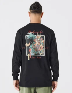 Men Maharishi 1032 Samurai Vs. Dragon L/S T-Shirt