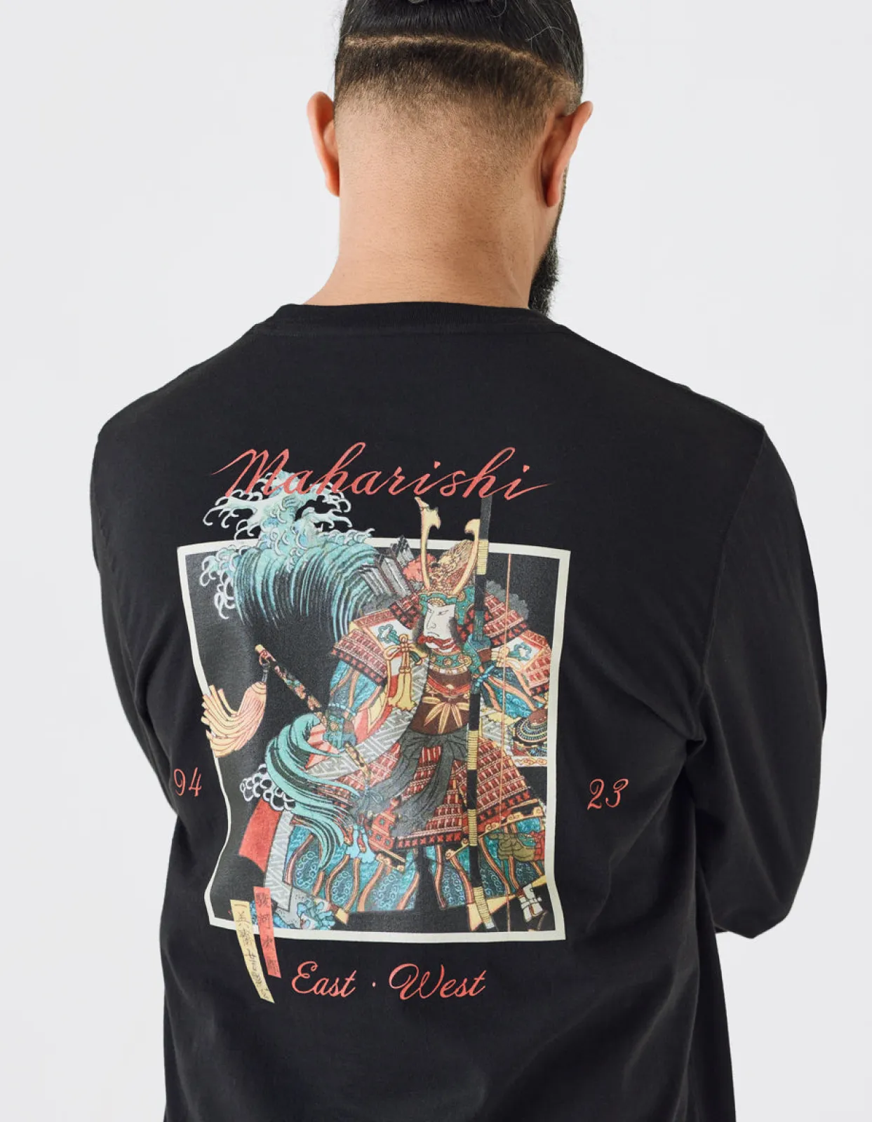 Men Maharishi 1032 Samurai Vs. Dragon L/S T-Shirt