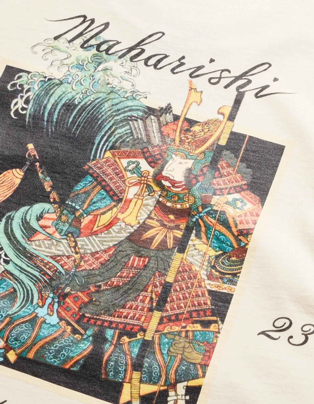 Men Maharishi 1032 Samurai Vs. Dragon L/S T-Shirt