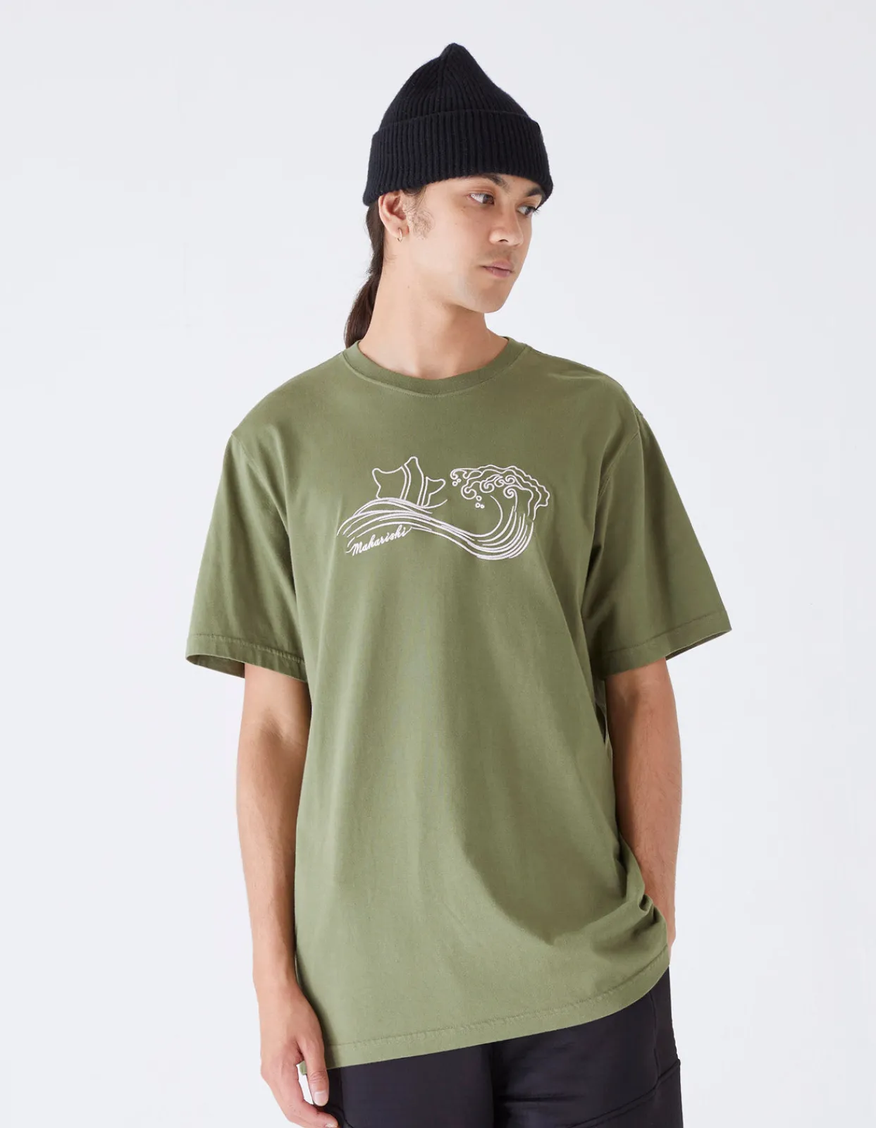Men Maharishi 1024 Songkran Embroidered T-Shirt