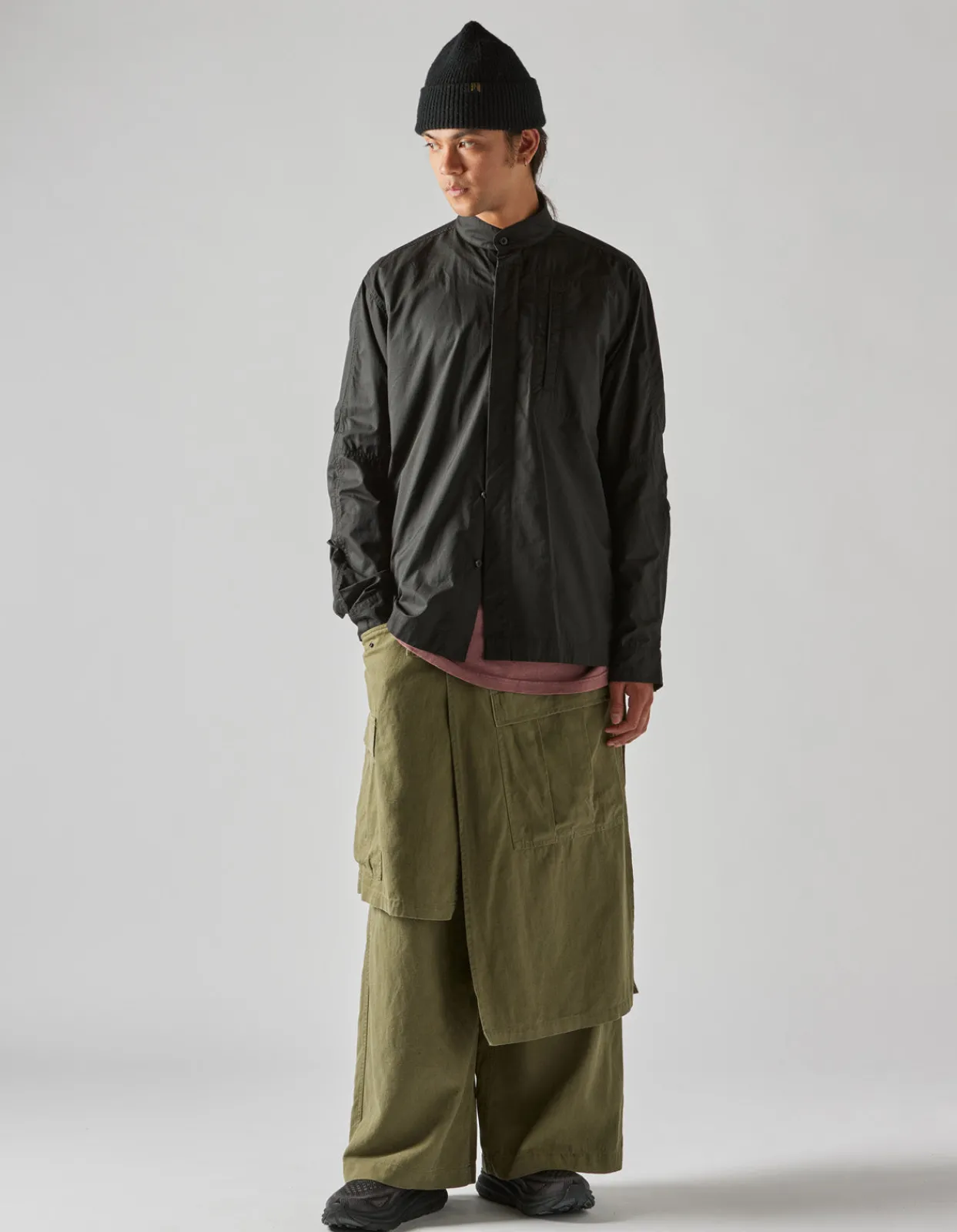 Men Maharishi 4585 Stand Collar Shirt