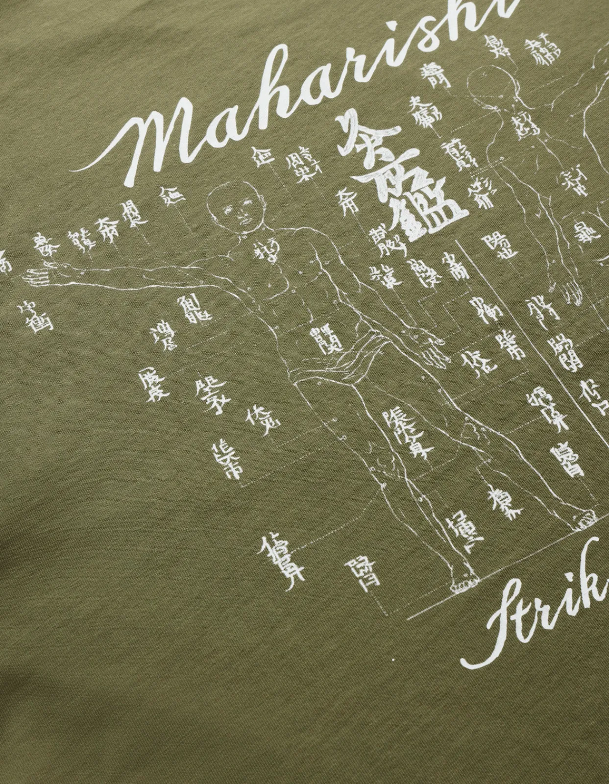 Men Maharishi 1073 Striking Point Organic T-Shirt