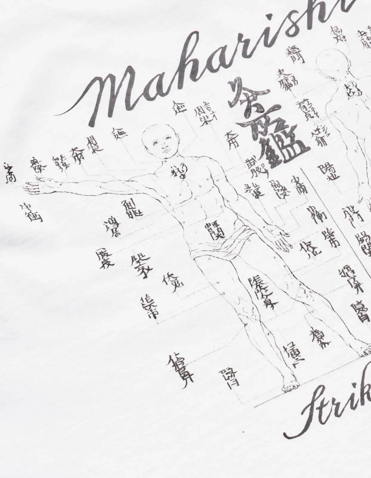 Men Maharishi 1073 Striking Point Organic T-Shirt