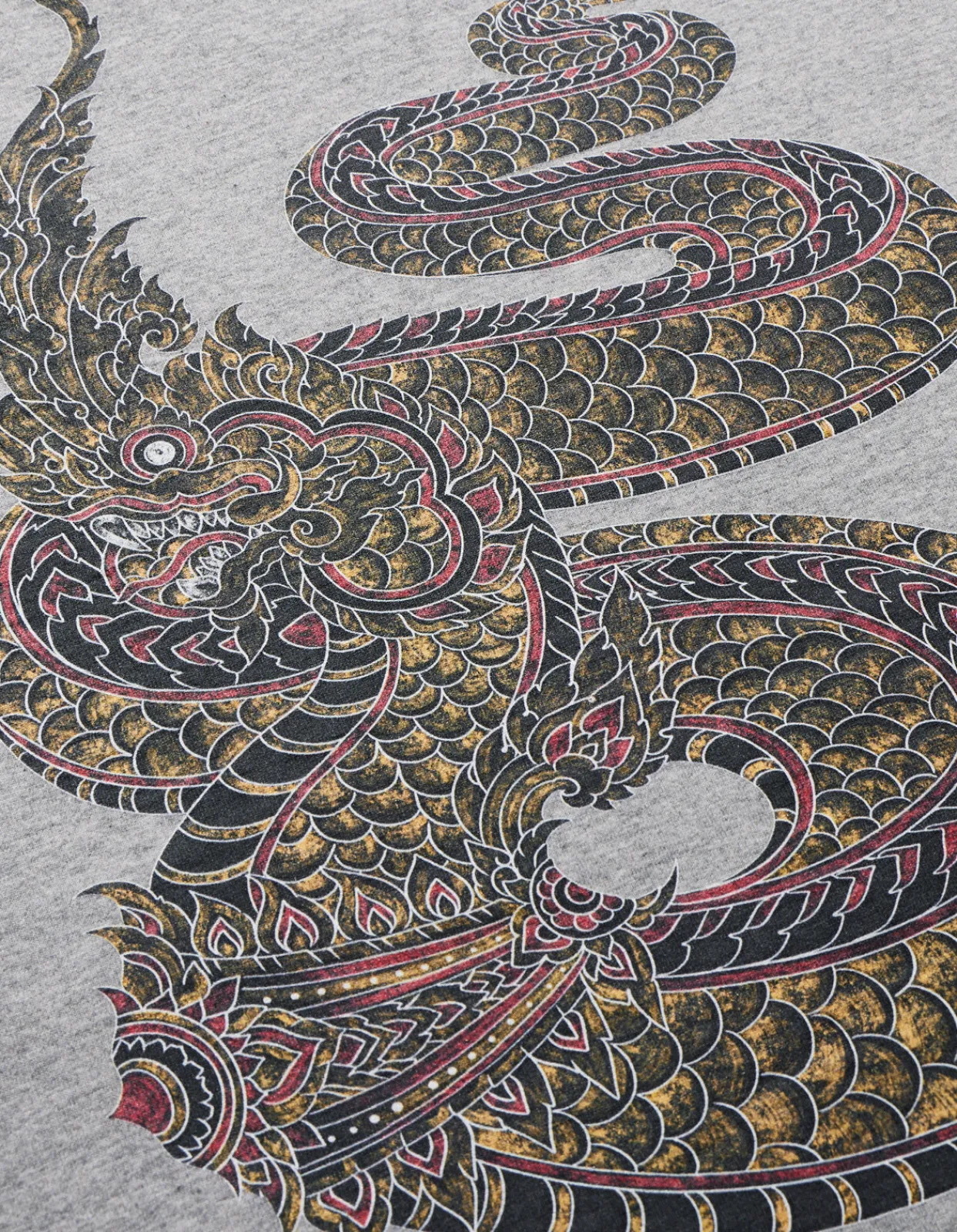 Men Maharishi 1029 Temple Naga Organic T-Shirt