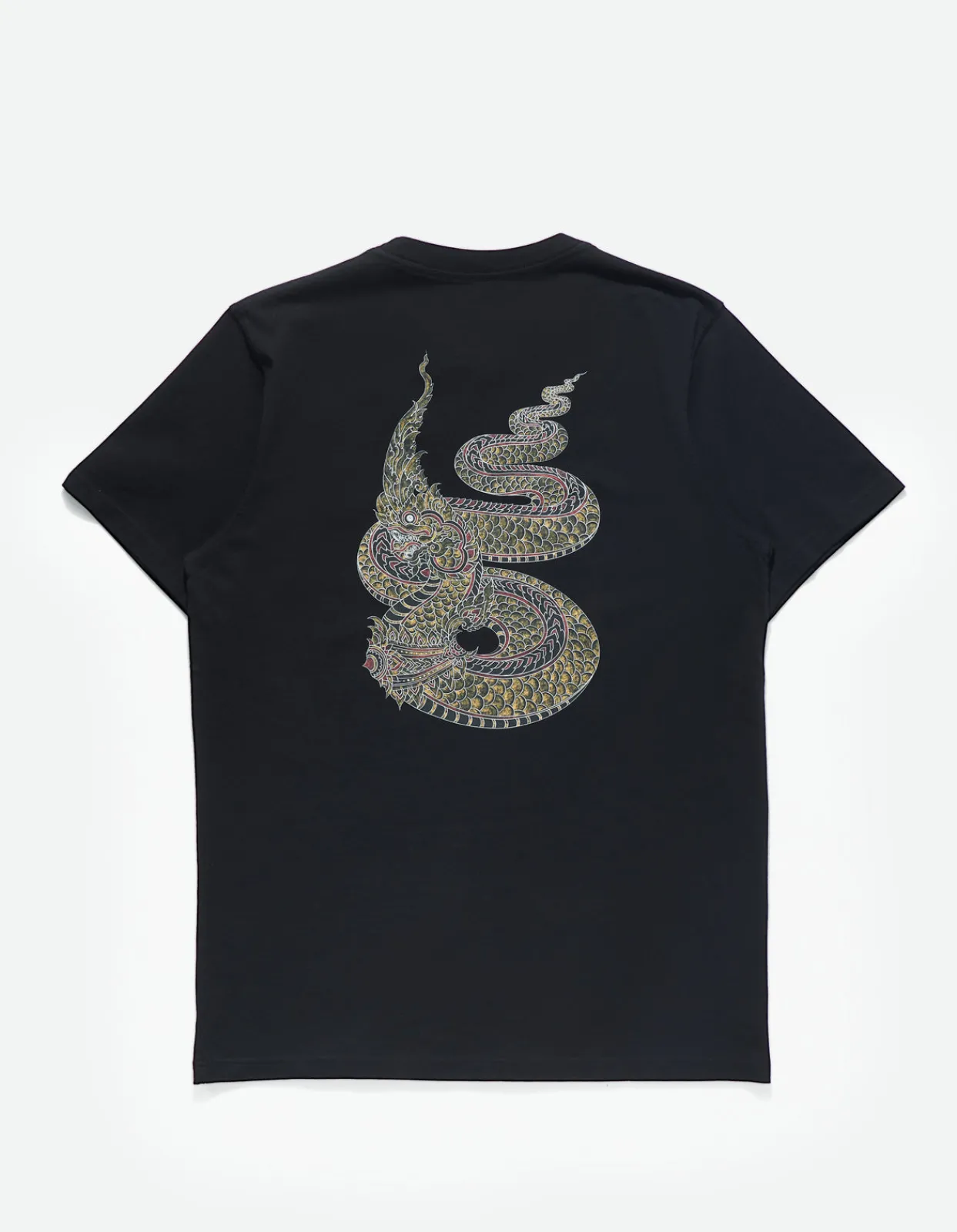Men Maharishi 1029 Temple Naga Organic T-Shirt