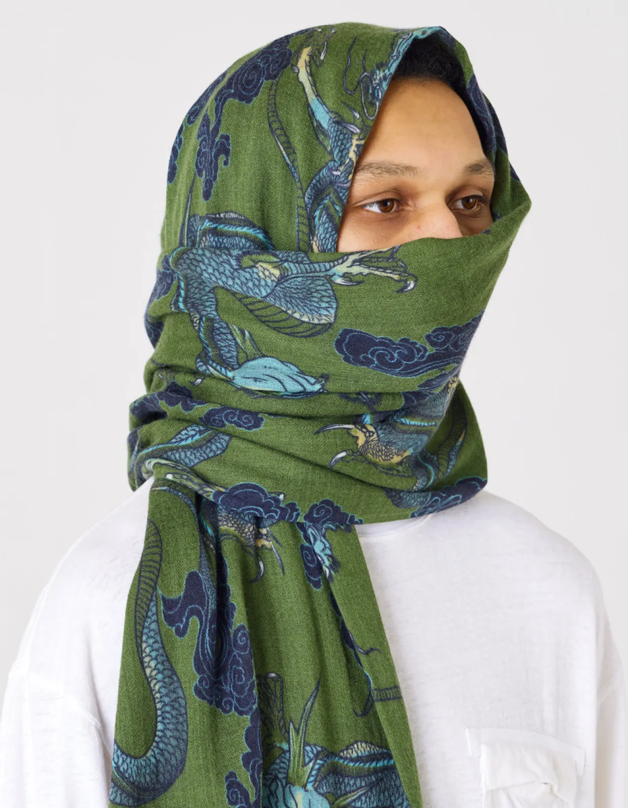 Men Maharishi 4233 Thai Cloud Dragon Pashmina