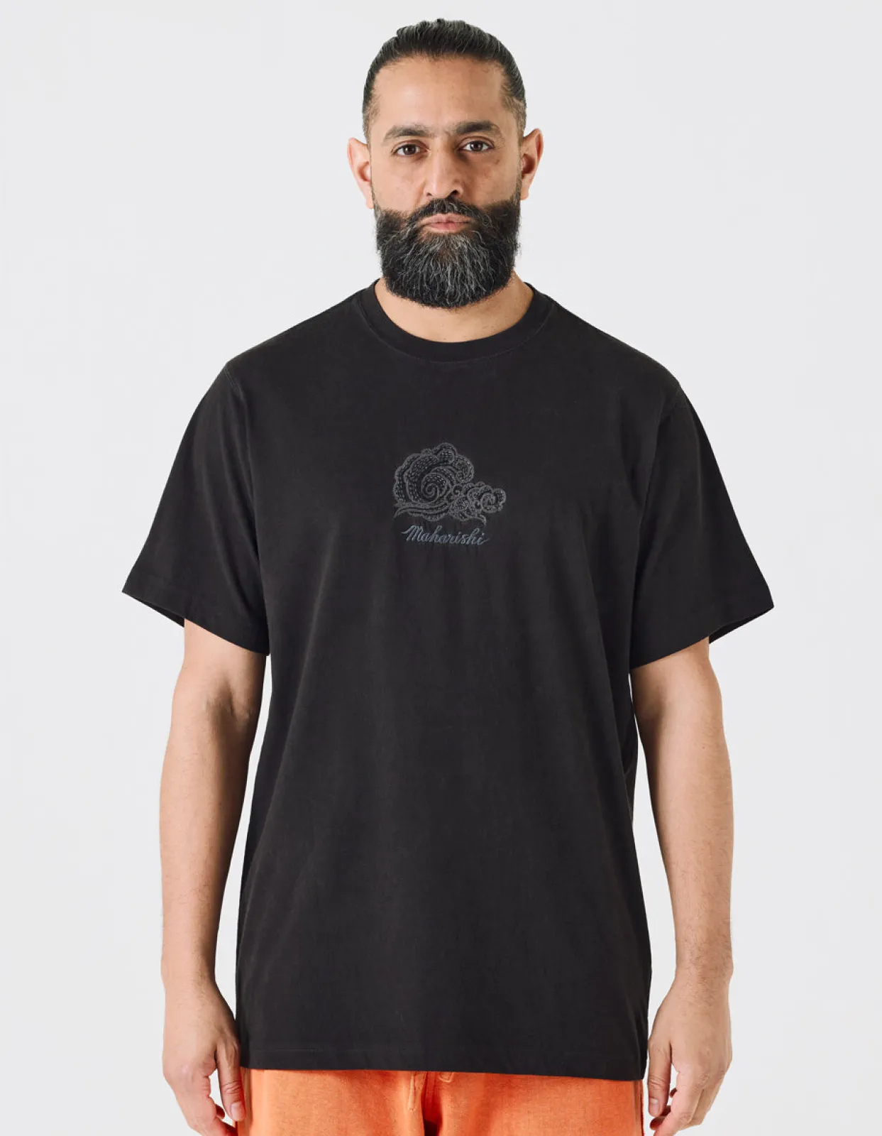 Men Maharishi 4218 Thai Cloud Embroidered T-Shirt
