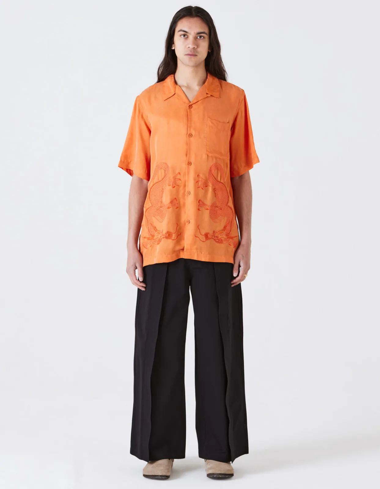 Men Maharishi 4303 Thai Dragon Summer Shirt