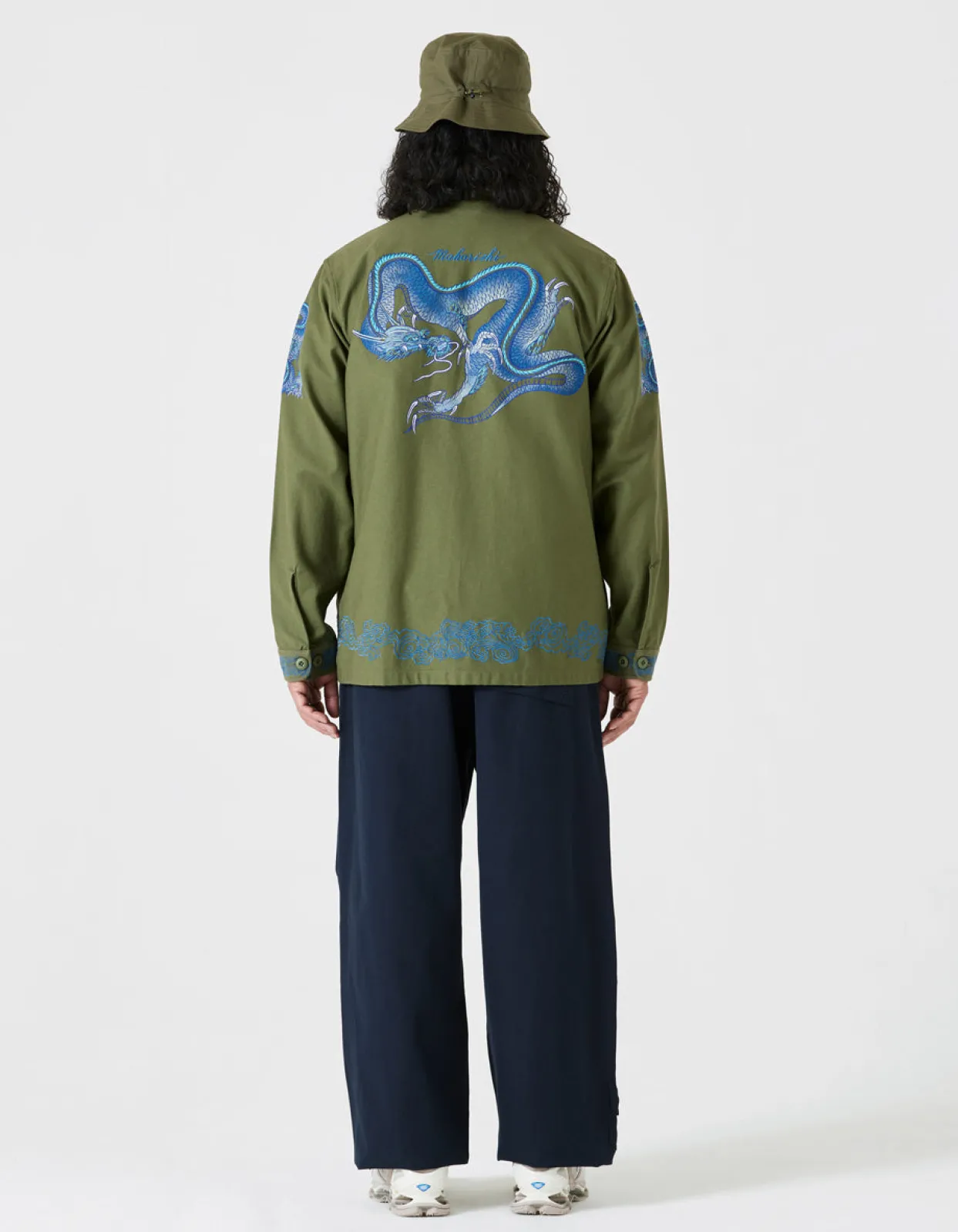 Men Maharishi 4213 Thai Dragon Utility Shirt