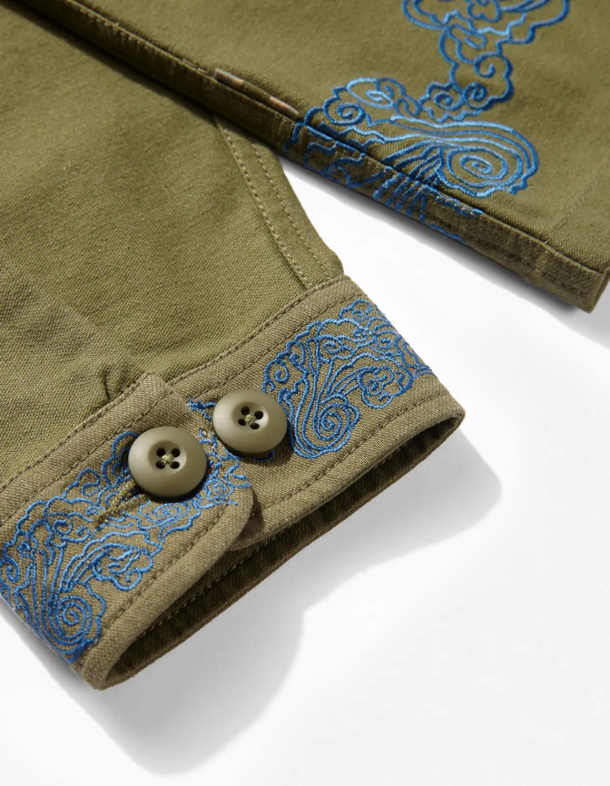 Men Maharishi 4213 Thai Dragon Utility Shirt