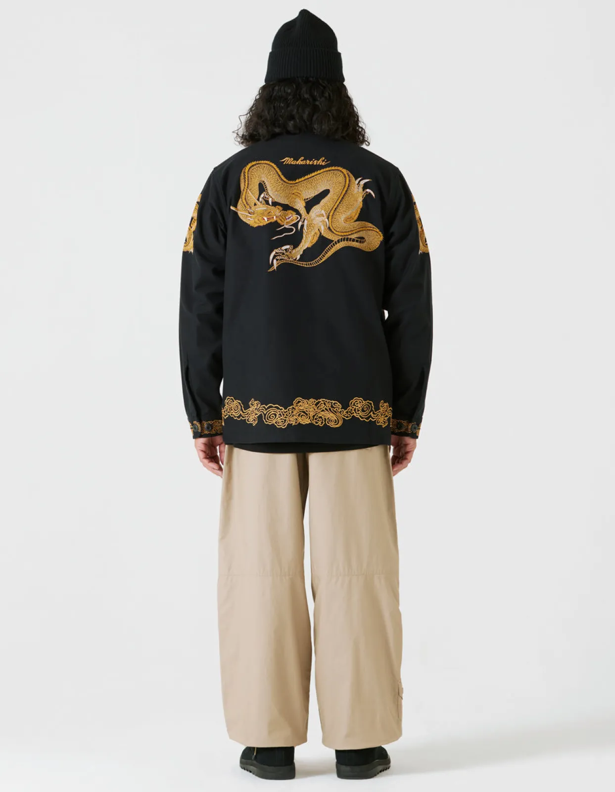 Men Maharishi 4213 Thai Dragon Utility Shirt