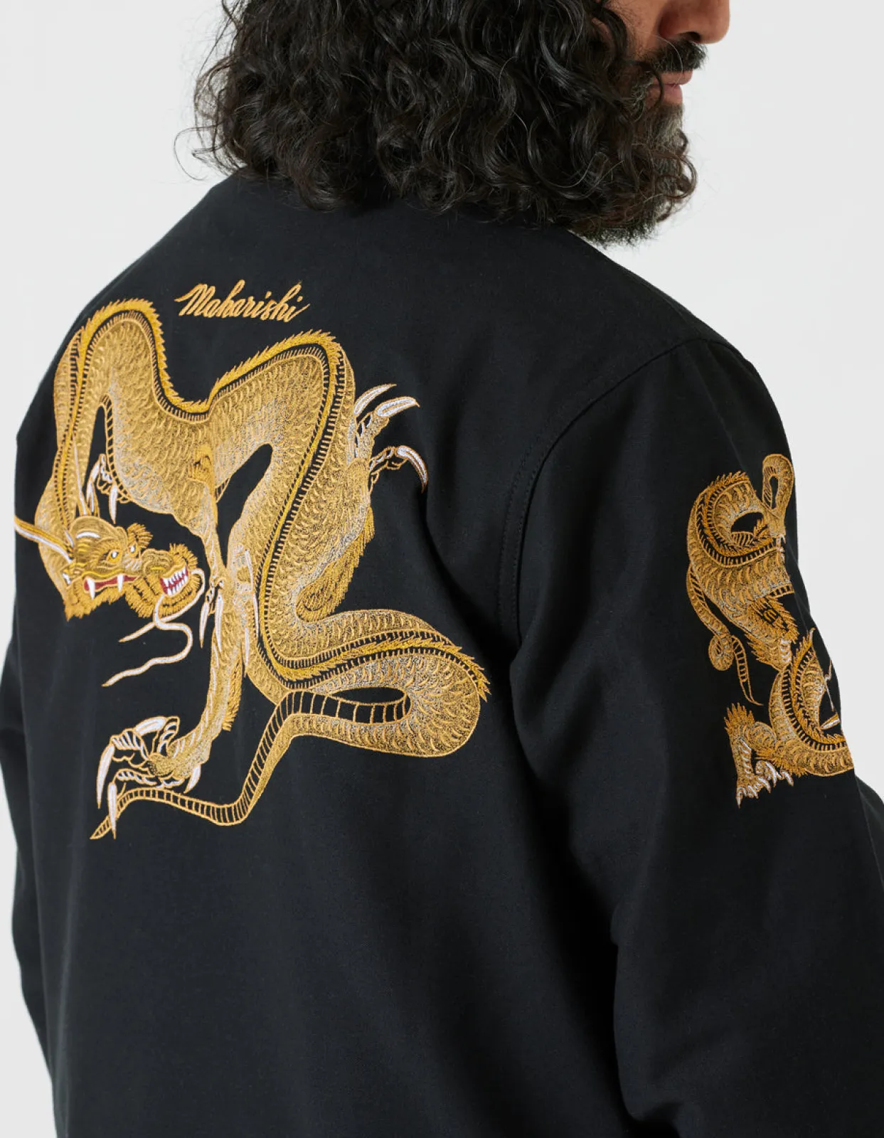 Men Maharishi 4213 Thai Dragon Utility Shirt
