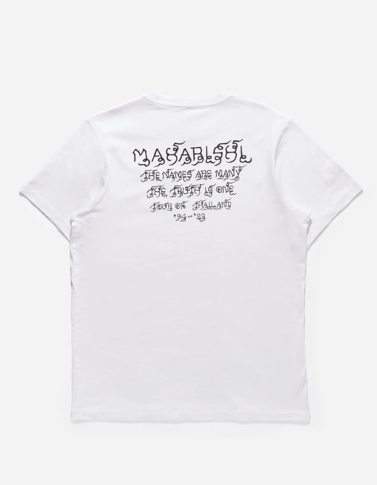 Men Maharishi 1018 Thai Script T-Shirt