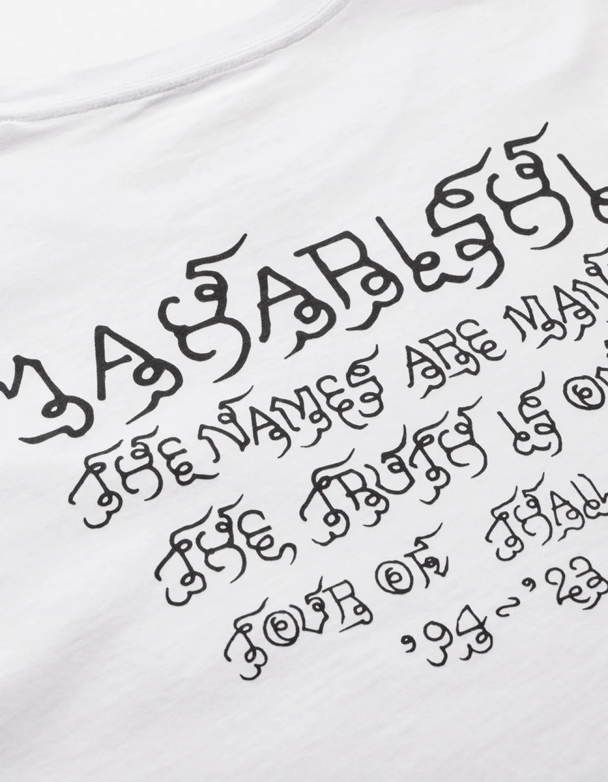 Men Maharishi 1018 Thai Script T-Shirt