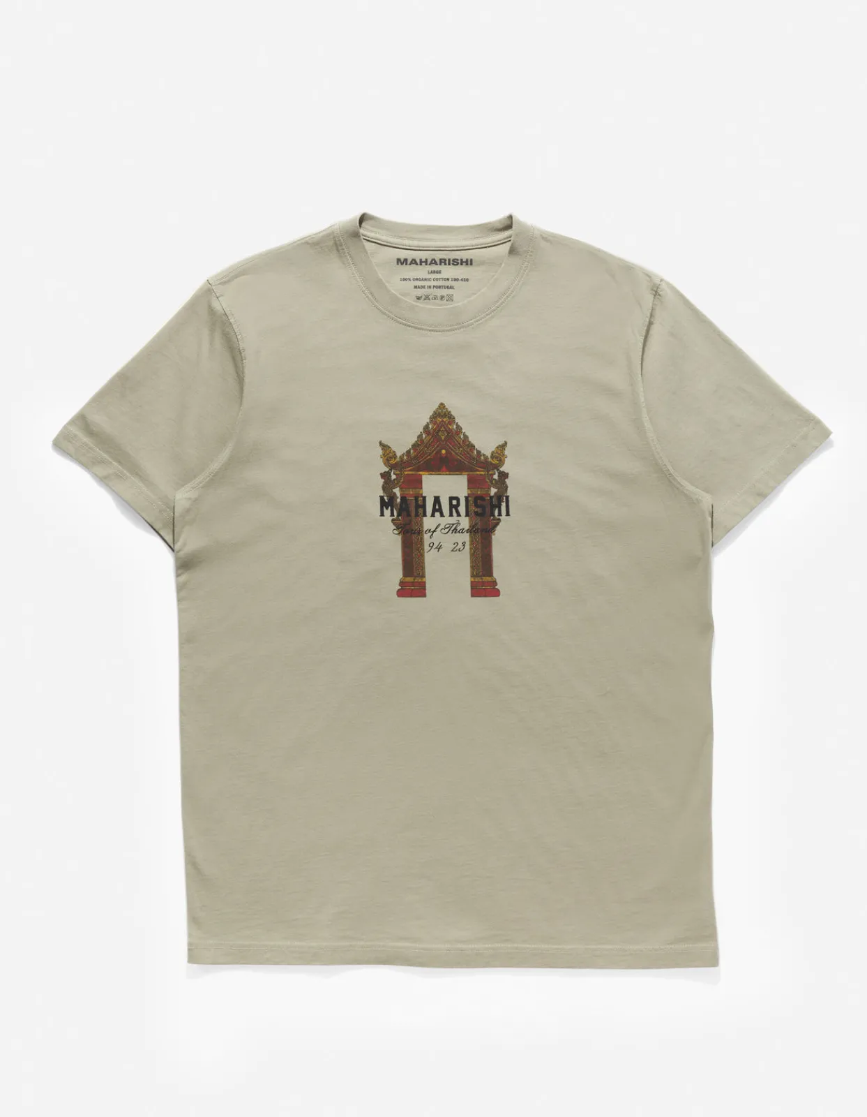 Men Maharishi 1030 Thai Temple Organic T-Shirt