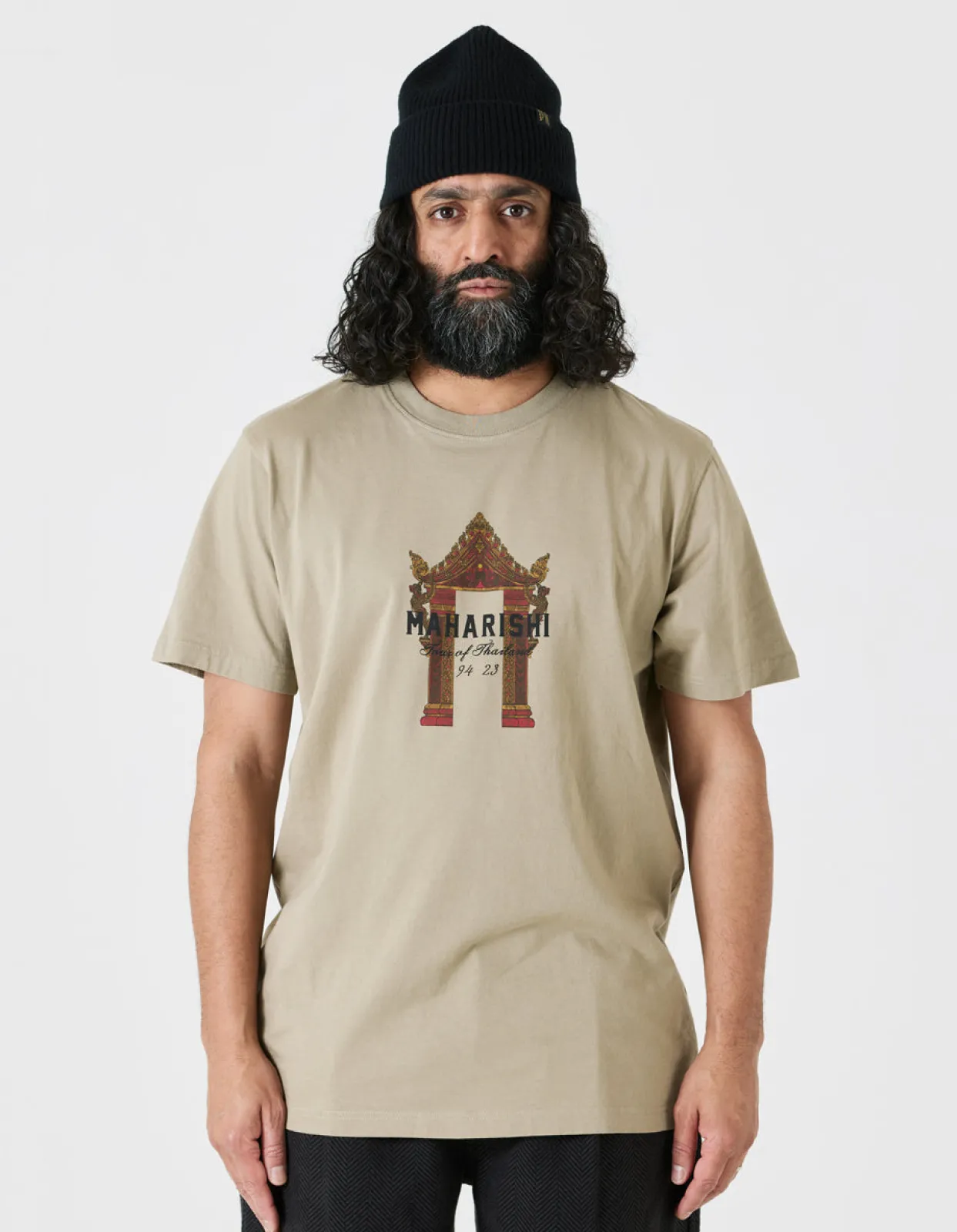 Men Maharishi 1030 Thai Temple Organic T-Shirt
