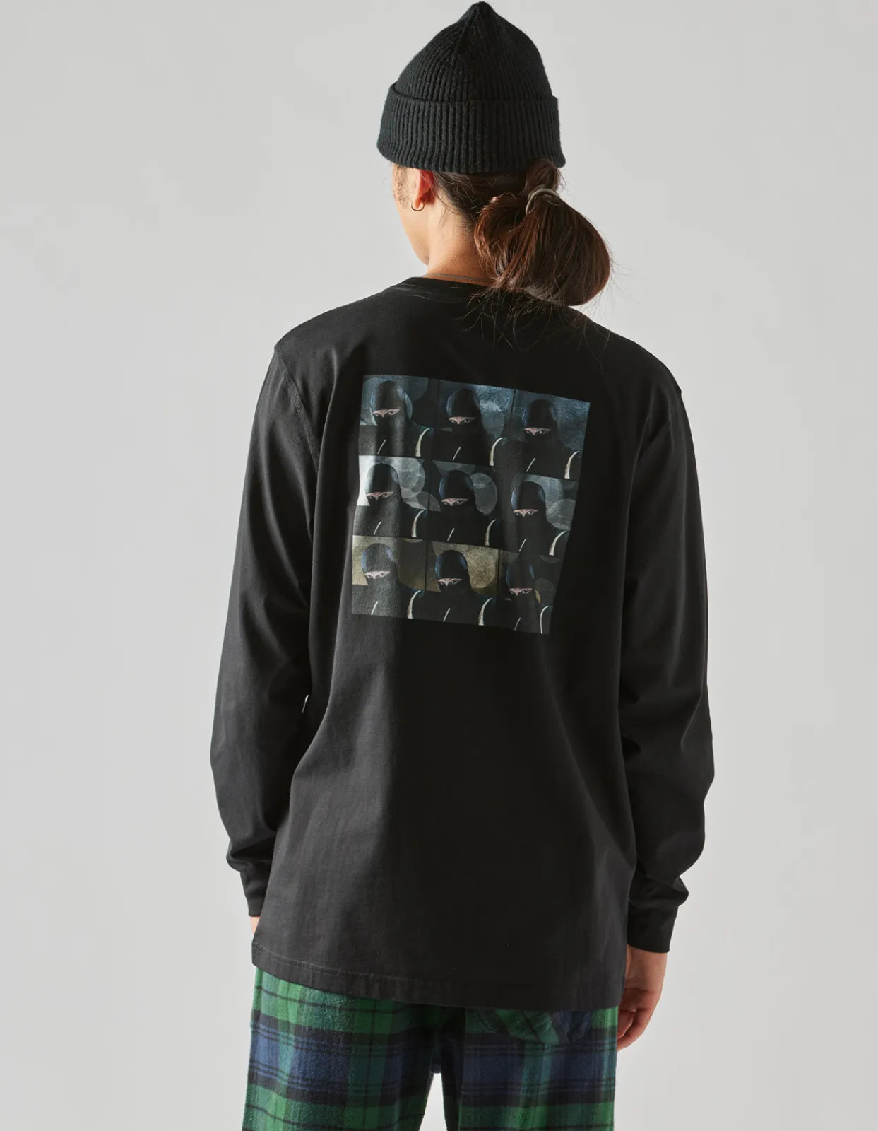 Men Maharishi 1106 The Jaguar Mask L/S T-Shirt