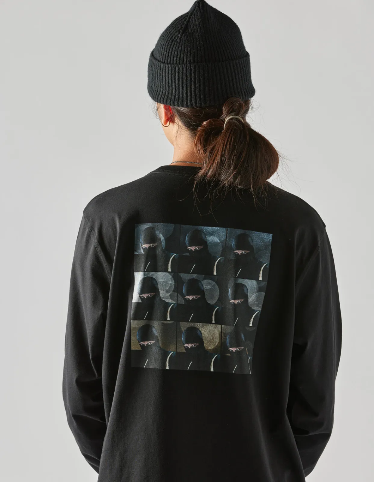 Men Maharishi 1106 The Jaguar Mask L/S T-Shirt