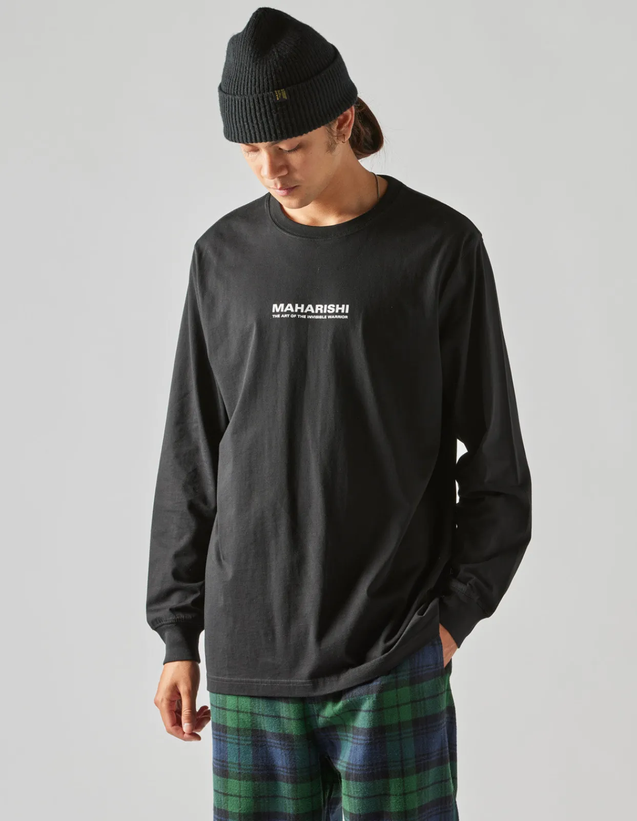 Men Maharishi 1106 The Jaguar Mask L/S T-Shirt