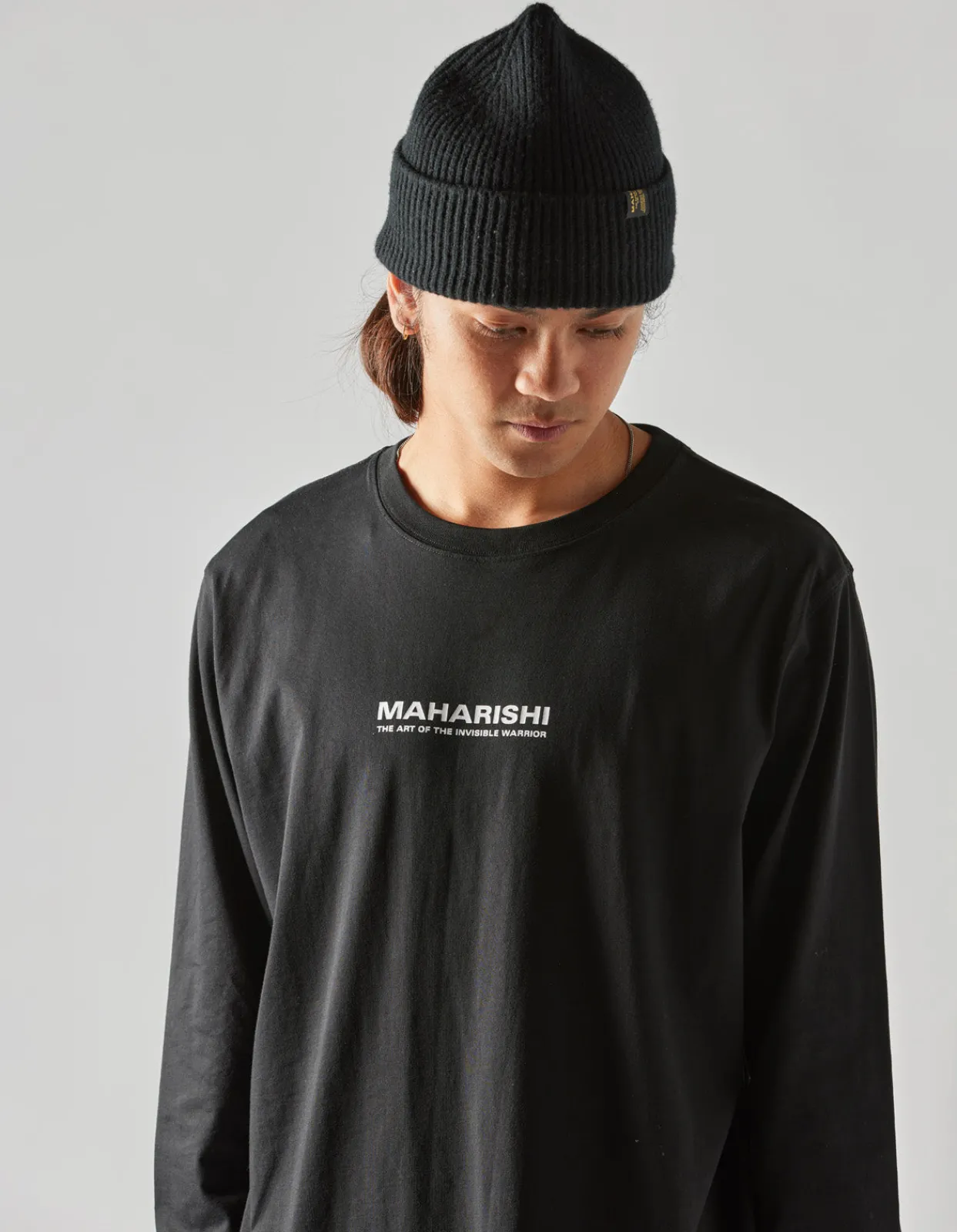 Men Maharishi 1106 The Jaguar Mask L/S T-Shirt