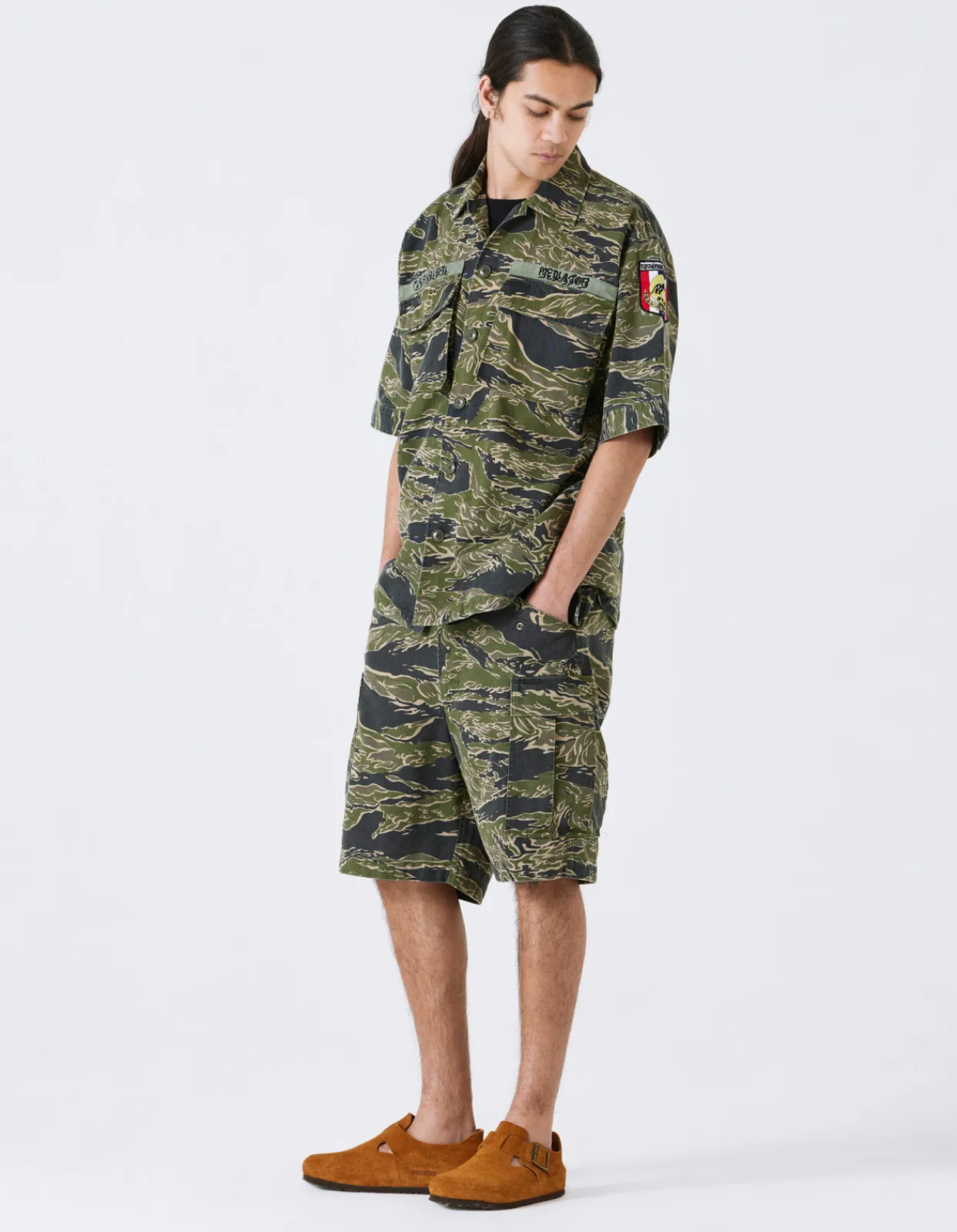 Men Maharishi 4290 Tigerstripe Advisor'S Overshirt