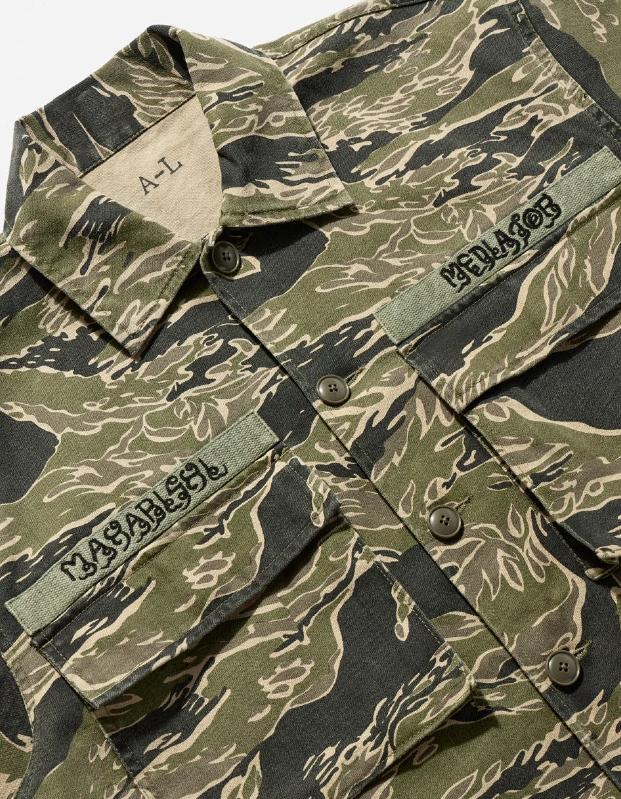 Men Maharishi 4290 Tigerstripe Advisor'S Overshirt