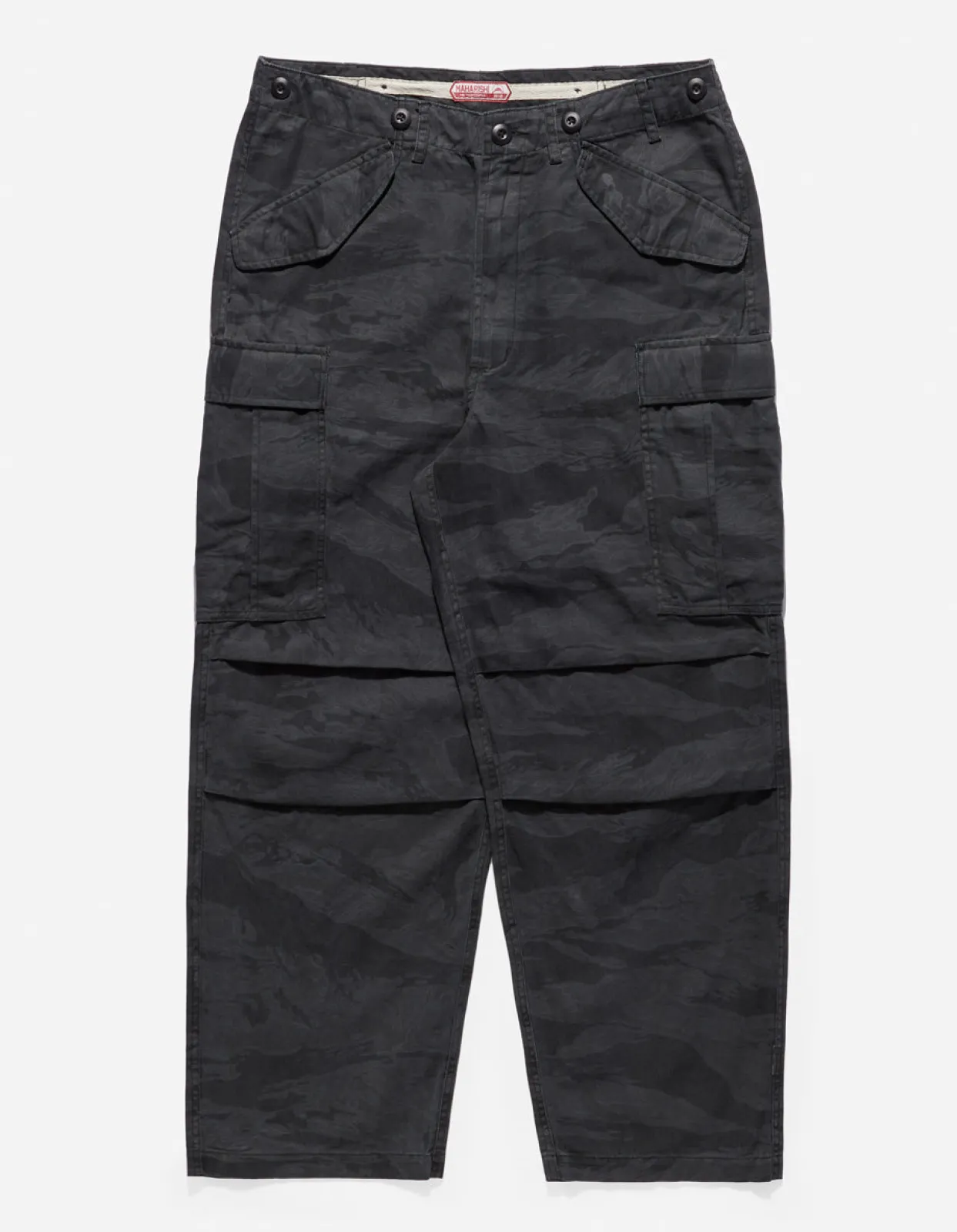 Men Maharishi 4291 Tigerstripe Loose Cargo Pants
