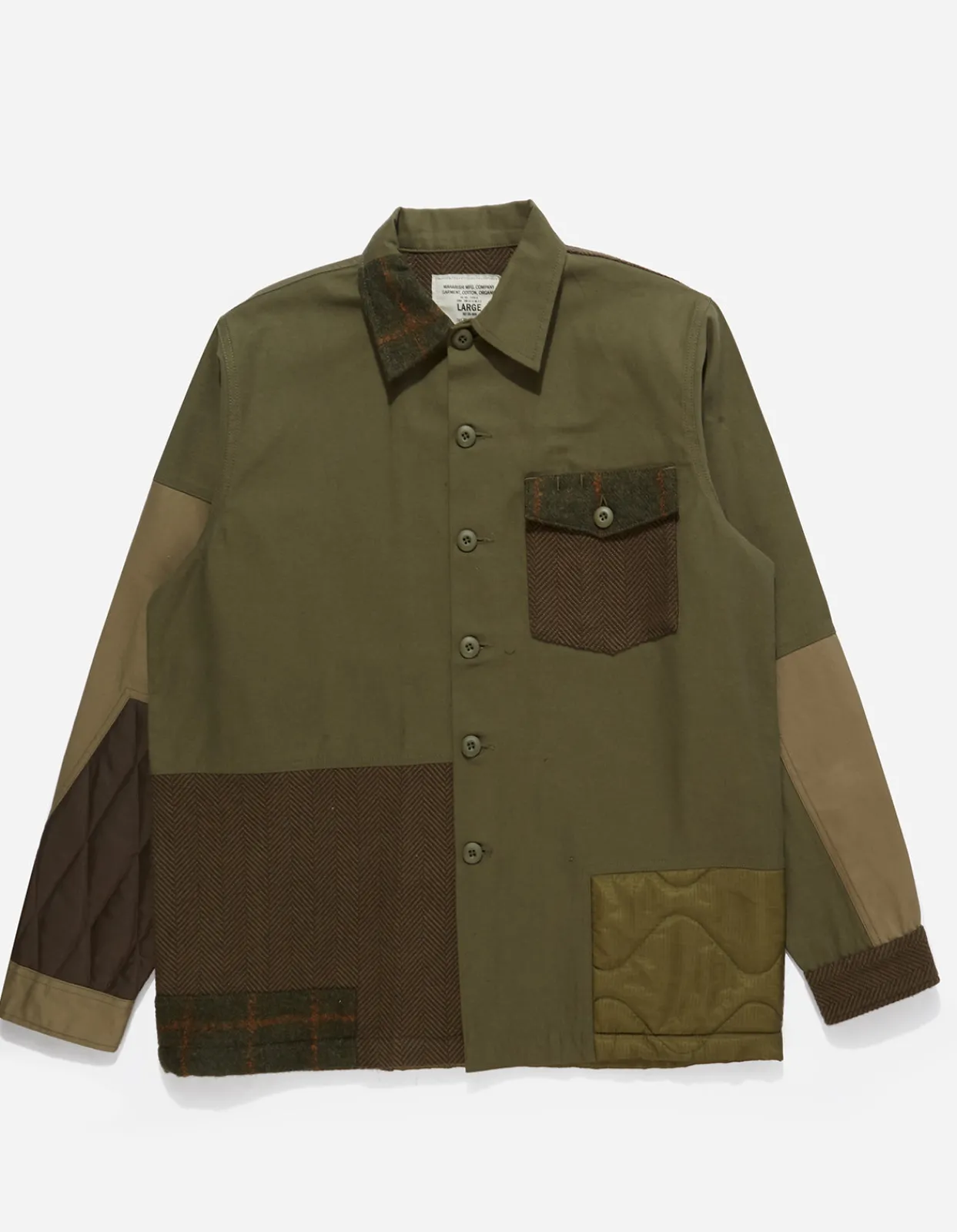 Men Maharishi 4084 Upcycled Utility Overshirt