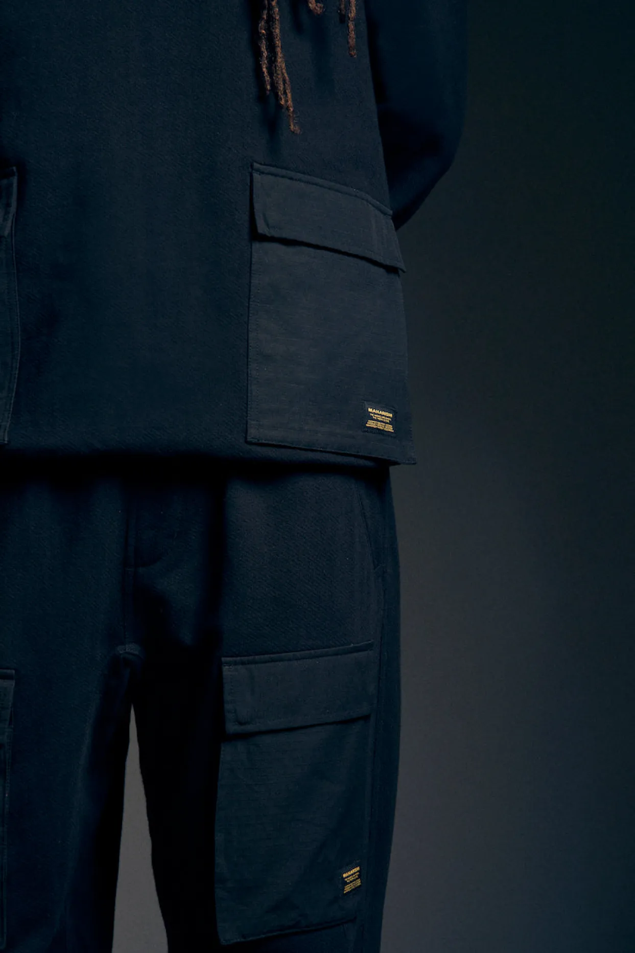 Men Maharishi 4225 Utility Pocket Crew Sweat